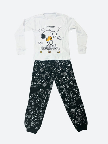 Pijama Nena Algodón Interlock Invierno Talle 4 Al 16