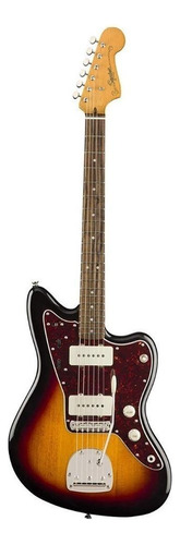 Guitarra eléctrica Squier by Fender Classic Vibe '60s Jazzmaster de álamo 3-color sunburst brillante con diapasón de laurel indio