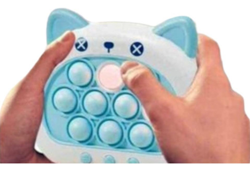 Juego Pop It Juguete Electrónico Sensorial Antiestres Push Color Azul