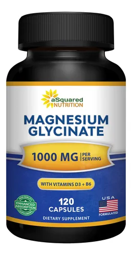 Glicinato De Magnesio 1000 Mg Con Vitamina D3 Y B6 Para Sueñ | Cuotas - Foto 5