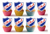 Comprar Topper Para Muffins Pack X 12 De Nacional Club Futbol Cnf Azul Cnf Club Nacional De Futbol