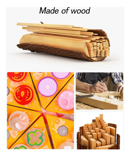 Juguete De Cocina De Simulación Para Niños, De Madera, Corta
