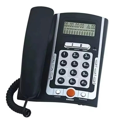 Telefono Fijo Mesa O Pared Altavoz C/ Identificador Winco