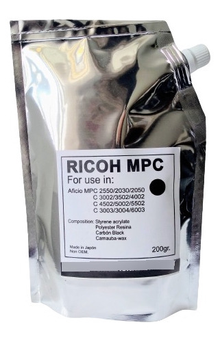 Polvo Ricoh Color  Mpc2550/2551  3 Kits C, Y M + Chips+envio