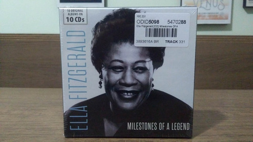 Ella Fitzgerald Milestones Of A Jazz Legend - Box C/ 10 Cds