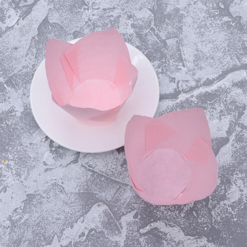 100 Unidades De Forros De Embalagem De Cupcake Em Forma De T