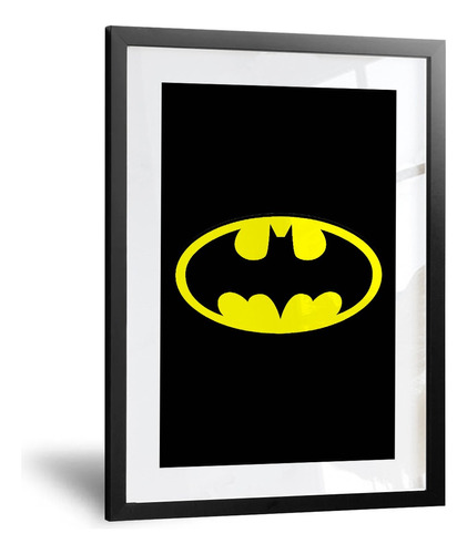 Cuadros De Peliculas - Batman Logo - 30x42 Cm