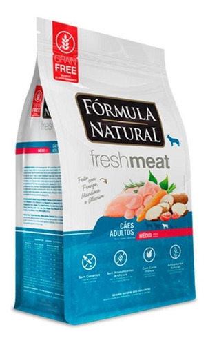Ração Formula Natural Cães Fresh Meat Ad Raças Medias 12kg