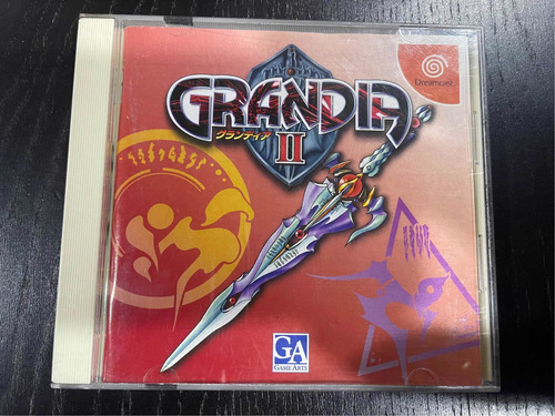 Sega Dreamcast Grandia Ii Original Japonês Usado Impecável