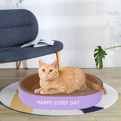 Gato Scratcher Papelão Gato Riscando Placa Ondulada Sisal