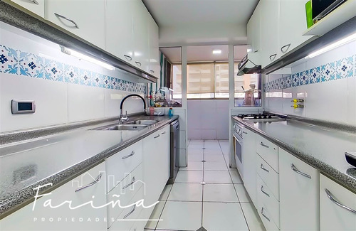 Excelente Departamento En Venta 4d + 3b, Las Condes