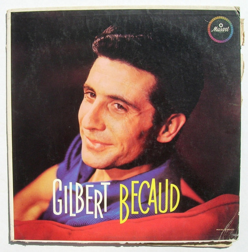 Gilbert Becaud Homonimo Disco Lp Vinyl Mexicano 1963