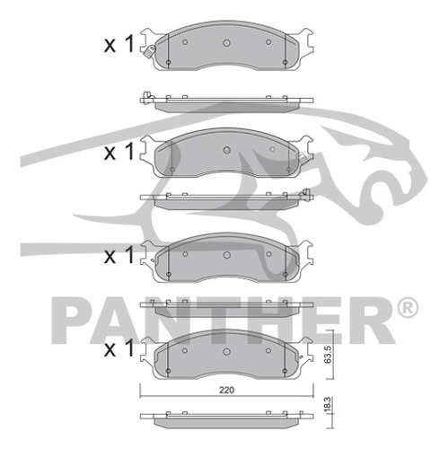Balata Hi-tek Htd965 Del Dodge Ram 1500 2008