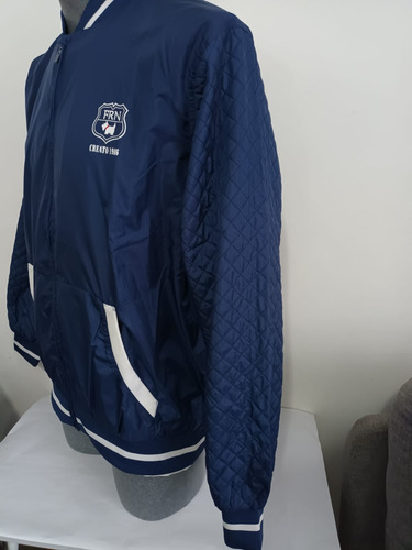 Chamarra Azul Ferrioni Hombre Talla Mediana (m) Mod.m09887