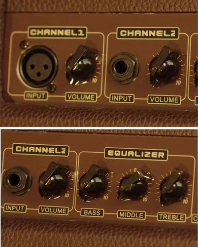Imagen 4 de 5 de Amplificador Ross Guitarra Mic Teclado Multifuncion C25