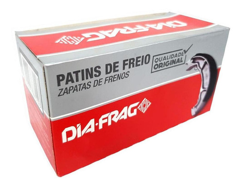 Zapata De Freno Moto Diafrag Cg Titan/ Rx150 Std