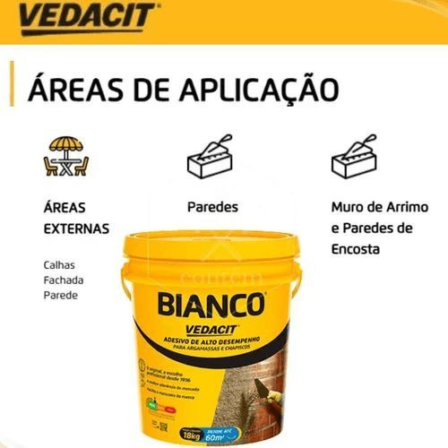 Vedacit Bianco 18 Kg Branco Fosco