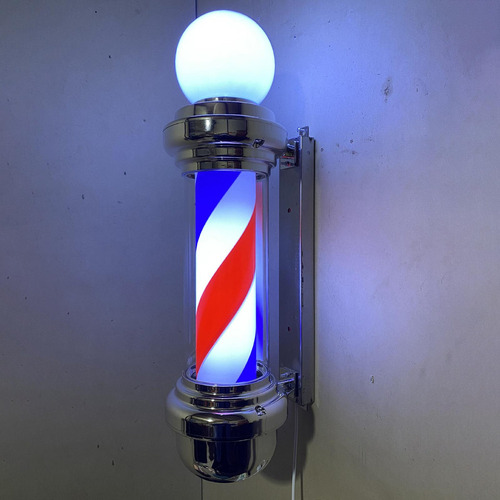 Poste De Barbero Luz Led Luz De Letrero De Salón Giratoria