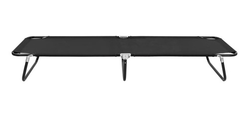Camastro Plegable Acero Negro