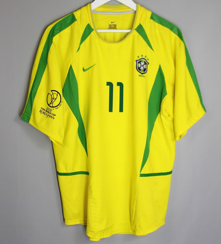 Camiseta Retro Ronaldinho Seleccion Brasil Mundial 2002