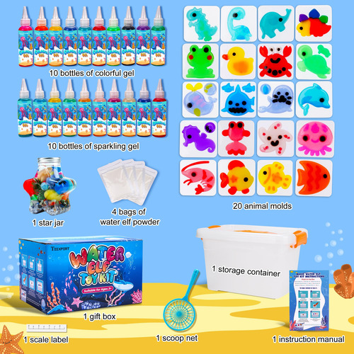 Kit De Gel De Agua Teexpert Aqua Fairy Diy Squishy Maker Kid