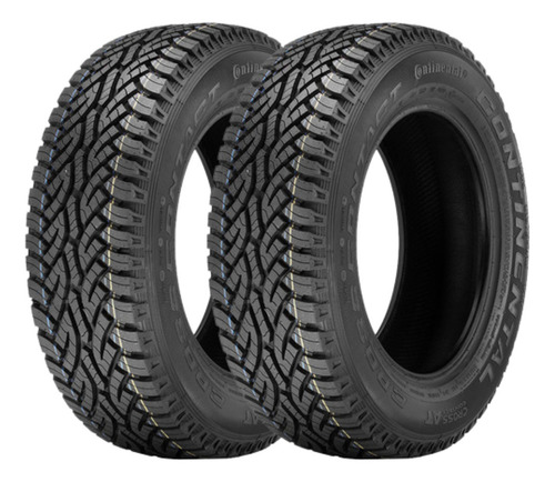 Kit 2 Pneu Continental Aro 16 205/60r16 Conticrosscontact At
