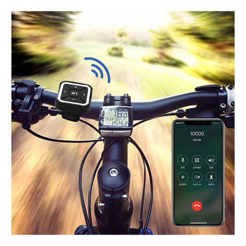 Ay Volante De Coche Montaje De Bicicleta Bluetooth Mp3 Media