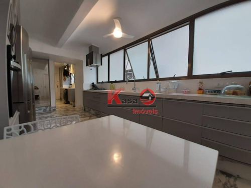 Imagem 8 de 22 de Apartamento Com 4 Dormitórios, 270 M² - Venda Por R$ 2.500.000,00 Ou Aluguel Por R$ 20.000,00/mês - Boqueirão - Santos/sp - Ap9305