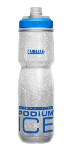 Garrafa Caramanhola Camelbak Podium Ice Cinza E Azul 620ml