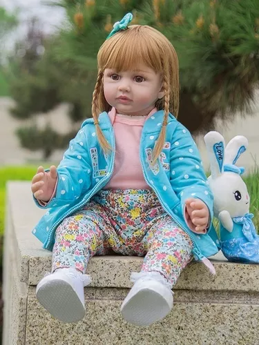 Kit de Roupas para Boneca Bebê Reborn Menina com tamanho de até