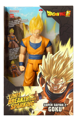 Dragon Ball - Boneco 30cm Goku Breaker Sparking C/ Som E Luz