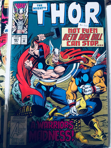 Comic The Mighty Thor #461. Abr 1993.