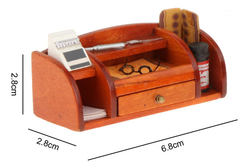 Mini Estante Para Suministros De Oficina Para Casa De Madera
