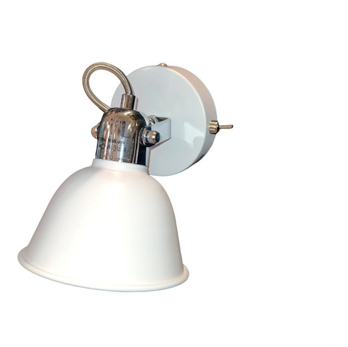 Aplique Lenora 1 Luz Vintage Blanco Techo/pared E14 Candil