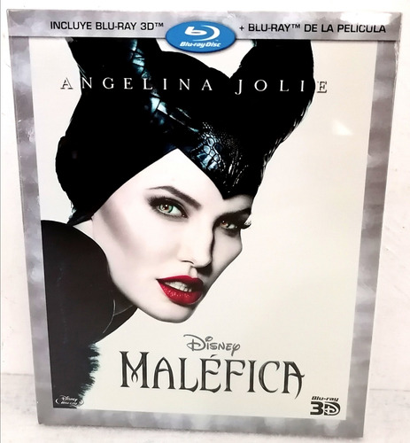 Malefica=angelina Jolie=disney Blu-ray 3d+blu-ray Original 