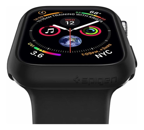 Case Original Spigen Thin Fit Black Apple Watch Serie 4 40mm