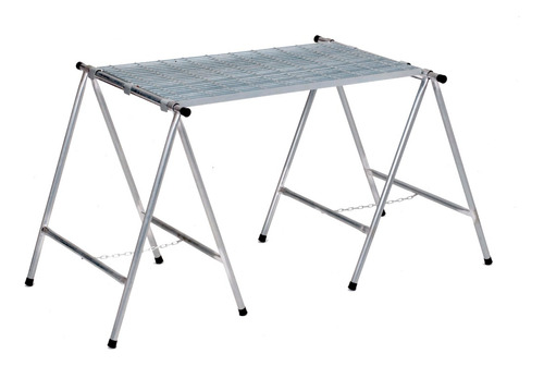 Cavalete De Aço 80 X 80cm Kit Com 2pçs + Piso Para Cavalete