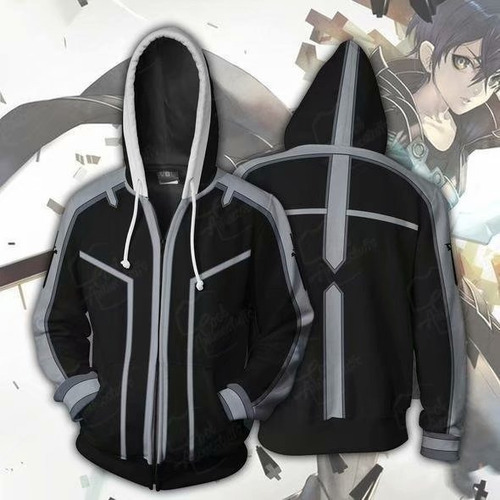 Anime Sword Art Online Sudadera Chamarra Cosplay Disfraz