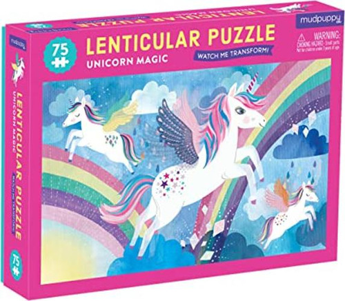 Unicorn Magic Puzzle Lenticular 75 Piezas