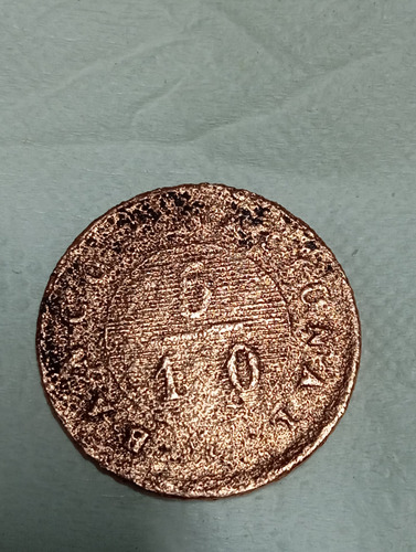 Moneda De 5/10 Antigua De 1828
