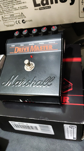 Pedal De Efeitos Marshall Drivemaster Pedl-00103 Cor Preto Preto (Usado)