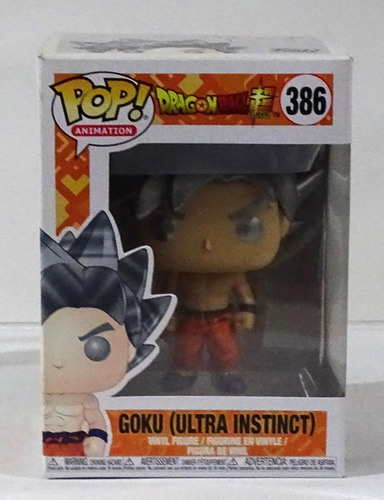 Funko Pop Dragon Ball Z Goku Ultra Instinct #386. (Usado)