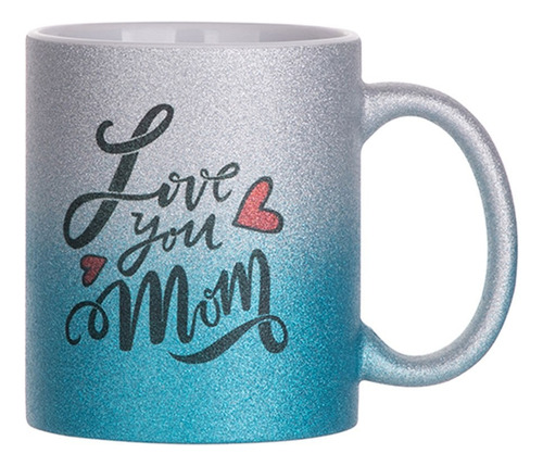 Taza Glitter Personalizada Sámano Uruguay 