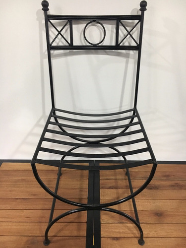 Imagen 5 de 10 de Silla De Hierro Romana La Mejor Calidad Y Con Pintura Epoxi