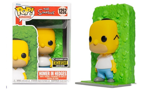 Funko Pop The Simpsons Homero In Hedges #1252 E. Earth