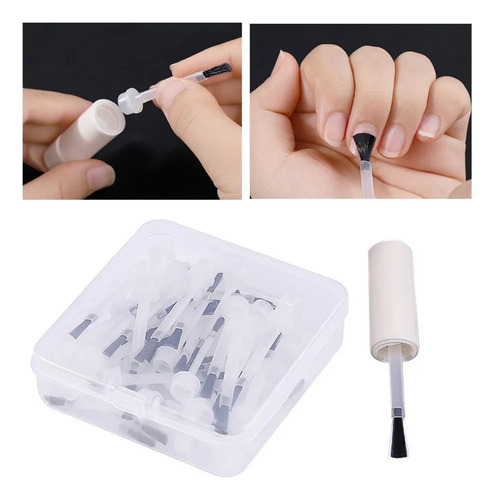 Juego De Recambio De Brochas Para Esmalte De Uñas, 2 Unidade