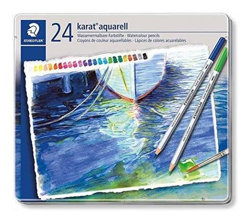 Staedtler Karat Aquarell Premium Acuarela Lápices, Set De 24