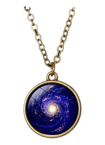 Collar De Galaxia Estrellas Modelo Sistema Solar Luna