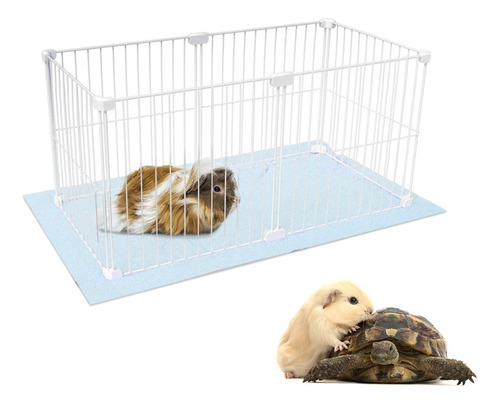 Cercadinho Para Hamster Cercado 30x60 Malha Fina 2,5cm Soft Cor Tela Preta e Soft Fêmea