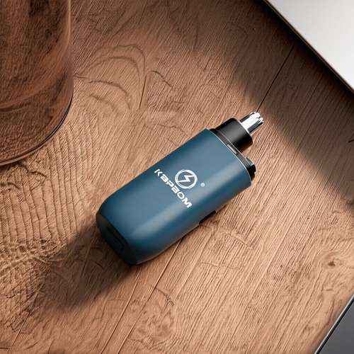 Mini Aparador Elétrico Facial De Pêlos Nariz Kapbom Cor Preto 127/220v